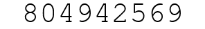 Number 804942569.