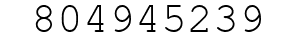 Number 804945239.
