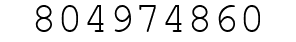 Number 804974860.