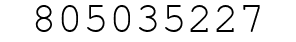 Number 805035227.