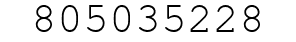 Number 805035228.