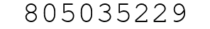 Number 805035229.