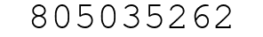 Number 805035262.