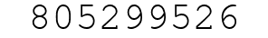 Number 805299526.