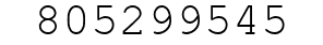 Number 805299545.