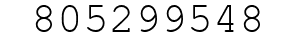 Number 805299548.