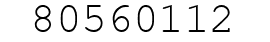 Number 80560112.