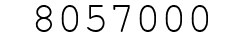 Number 8057000.