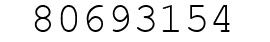 Number 80693154.