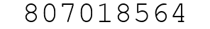 Number 807018564.