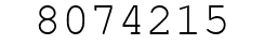 Number 8074215.