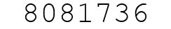 Number 8081736.