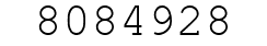 Number 8084928.