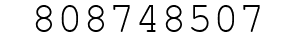 Number 808748507.
