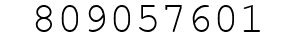Number 809057601.