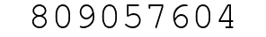 Number 809057604.