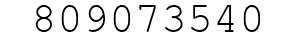 Number 809073540.
