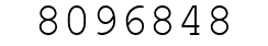 Number 8096848.