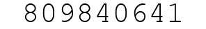 Number 809840641.