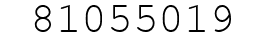 Number 81055019.