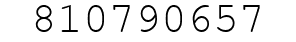 Number 810790657.
