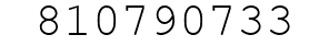 Number 810790733.