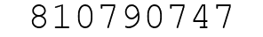Number 810790747.