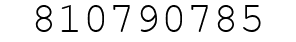 Number 810790785.