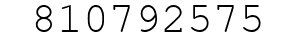 Number 810792575.