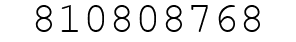 Number 810808768.