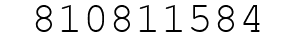Number 810811584.