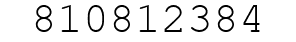 Number 810812384.