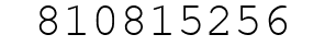 Number 810815256.