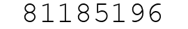 Number 81185196.