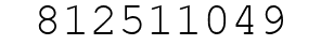 Number 812511049.