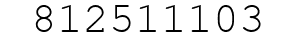 Number 812511103.