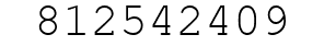 Number 812542409.