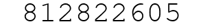 Number 812822605.