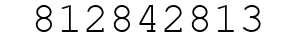 Number 812842813.