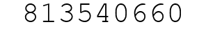 Number 813540660.