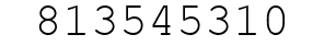 Number 813545310.