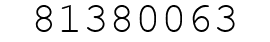 Number 81380063.
