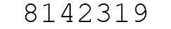 Number 8142319.