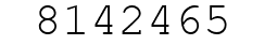 Number 8142465.