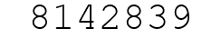 Number 8142839.