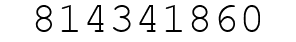 Number 814341860.