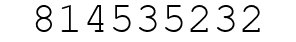 Number 814535232.