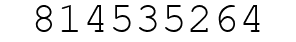 Number 814535264.