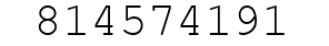 Number 814574191.