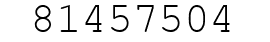 Number 81457504.